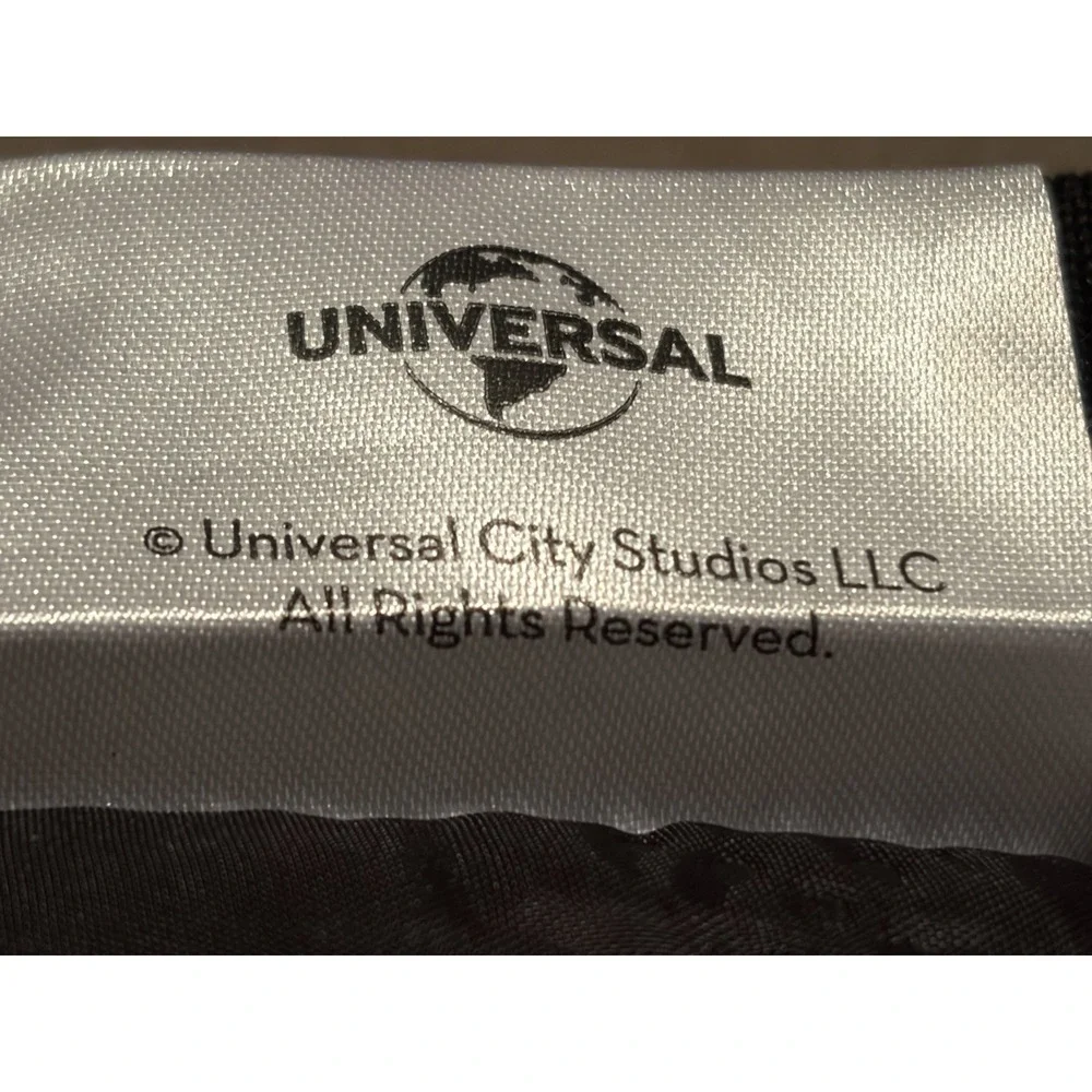 NWT Wicked Girls Bomber Jacket 4/5 Black Universal Elphaba Glinda Zip Coat Movie